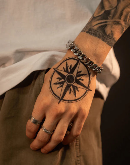 Meditation,Crossback Spider & Bold Compass (4x4 inches)