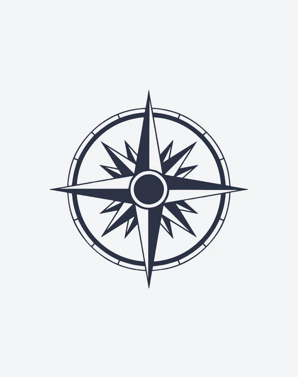 Meditation,Crossback Spider & Bold Compass (4x4 inches)
