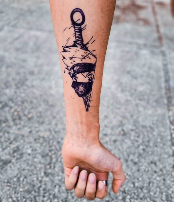 NARUTO - KAKASHI (TEMP TATOO)
