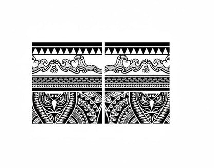 OVAL PATTERN - TEMP TATTOO