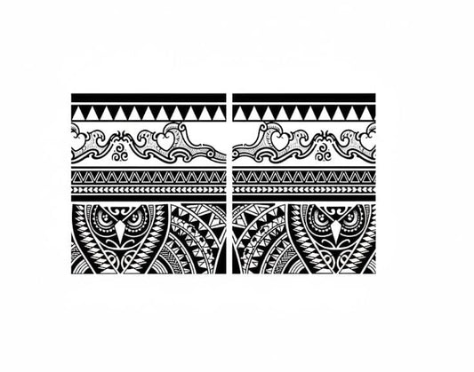 OVAL PATTERN - TEMP TATTOO