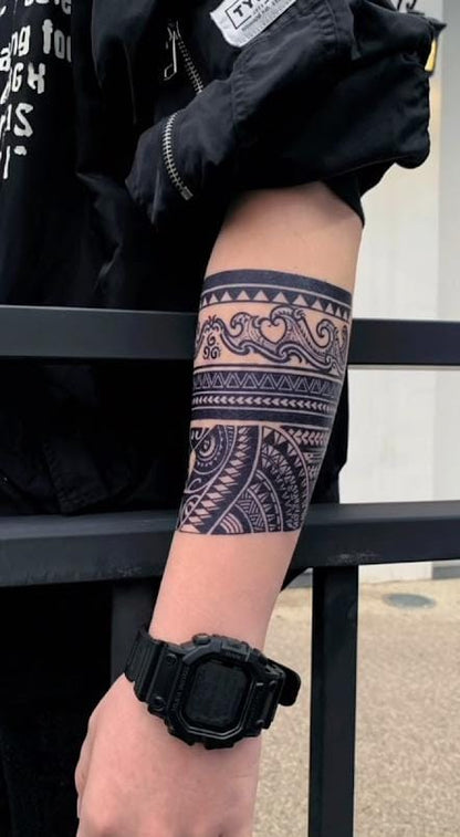 OVAL PATTERN - TEMP TATTOO